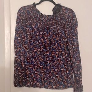 Long Sleeve Printed Blouse